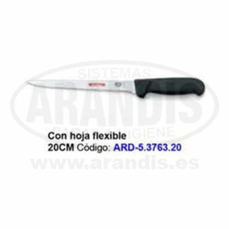 Cuchillo 20 cm con hoja flexible para deshuesar
