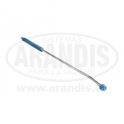 Lanza de agua de 750 mm boquilla 25/40 acero inoxidable protector azul