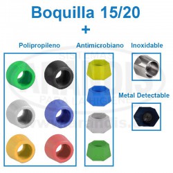 Boquilla de desinfección acero inoxidable 15/20